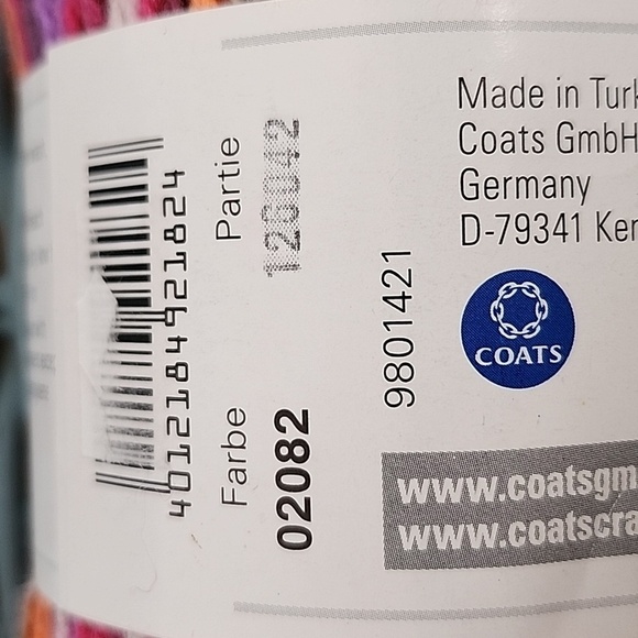 Coach Schachenmayr SMC Bravo Jacquard 254 Yds 4  Hanks Rainbow Acrylic Yarn - Picture 6 of 13